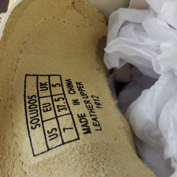 SOLUDOS IBIZA SOFT YELLOW LEATHER SNEAKERS - Picture 14 of 15